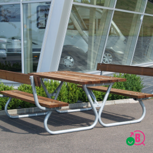 Bänkbord Eden Wood Robust Picnic, 180cm brunimpregnerat