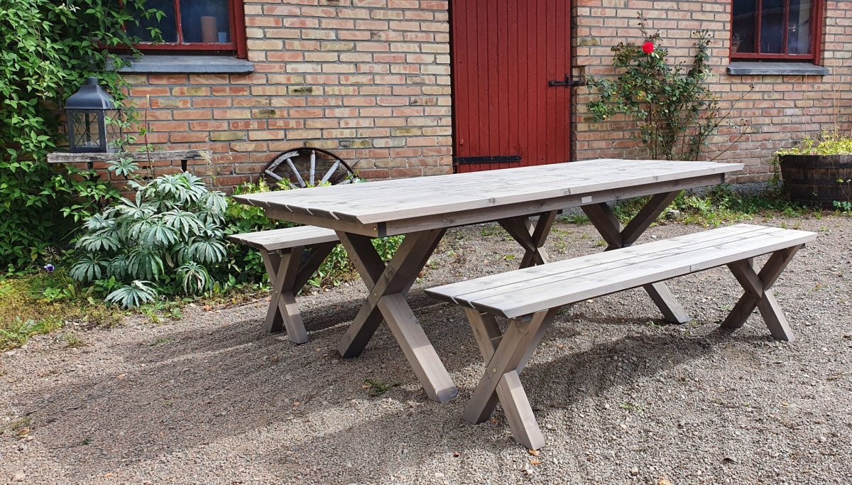 Matgrupp Eden Wood Siljan, grålaserad - Bild 2