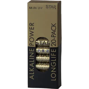 Batteri Alkaline 20-pack AA