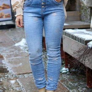 Jeans JP2603 – Blingstjärnor – Ljustvätt
