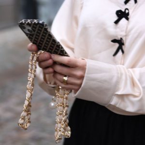 Mobilkedja Beige/Guld