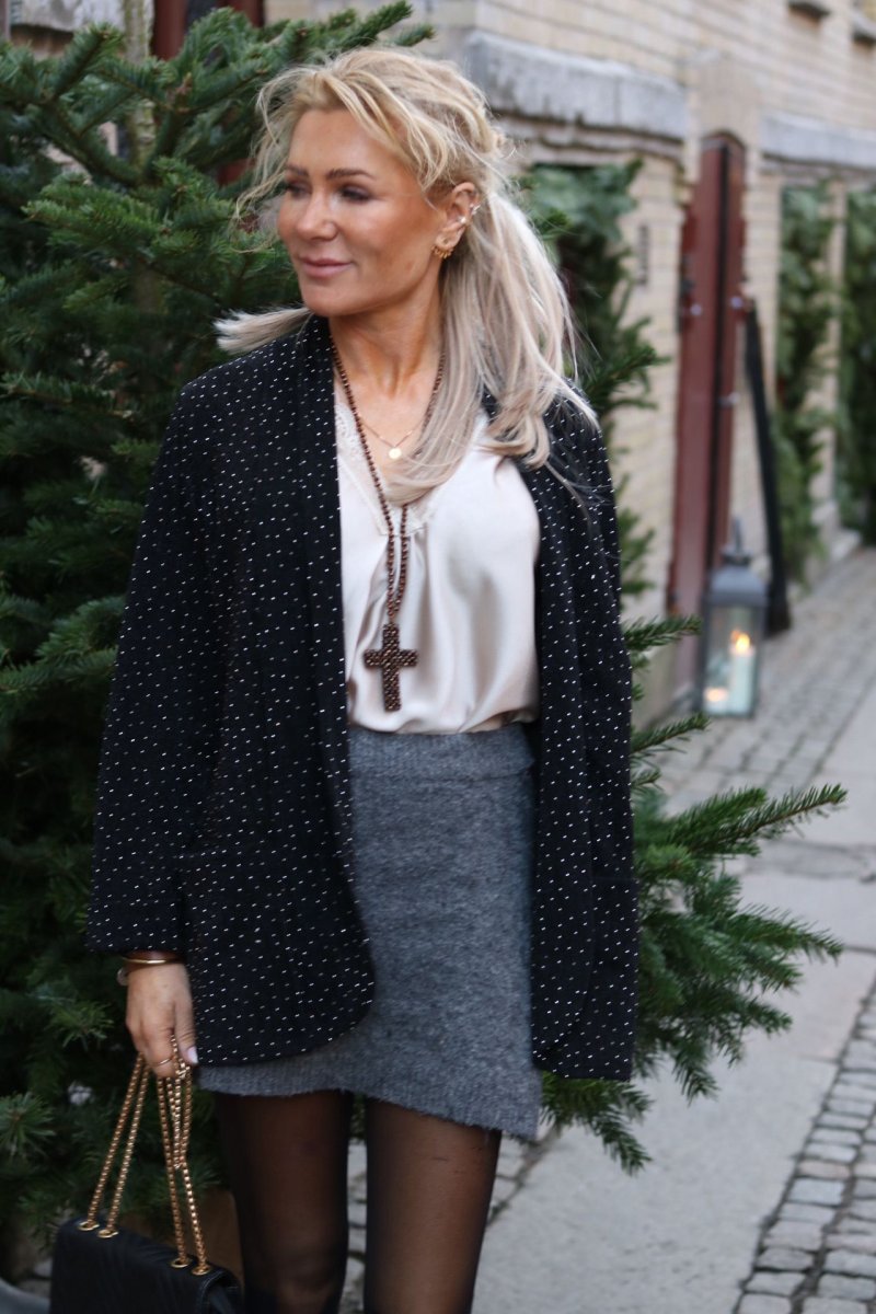 Glitterkavaj – Svart/Silver - Bild 6